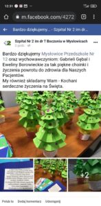 Choinki dla szpitala