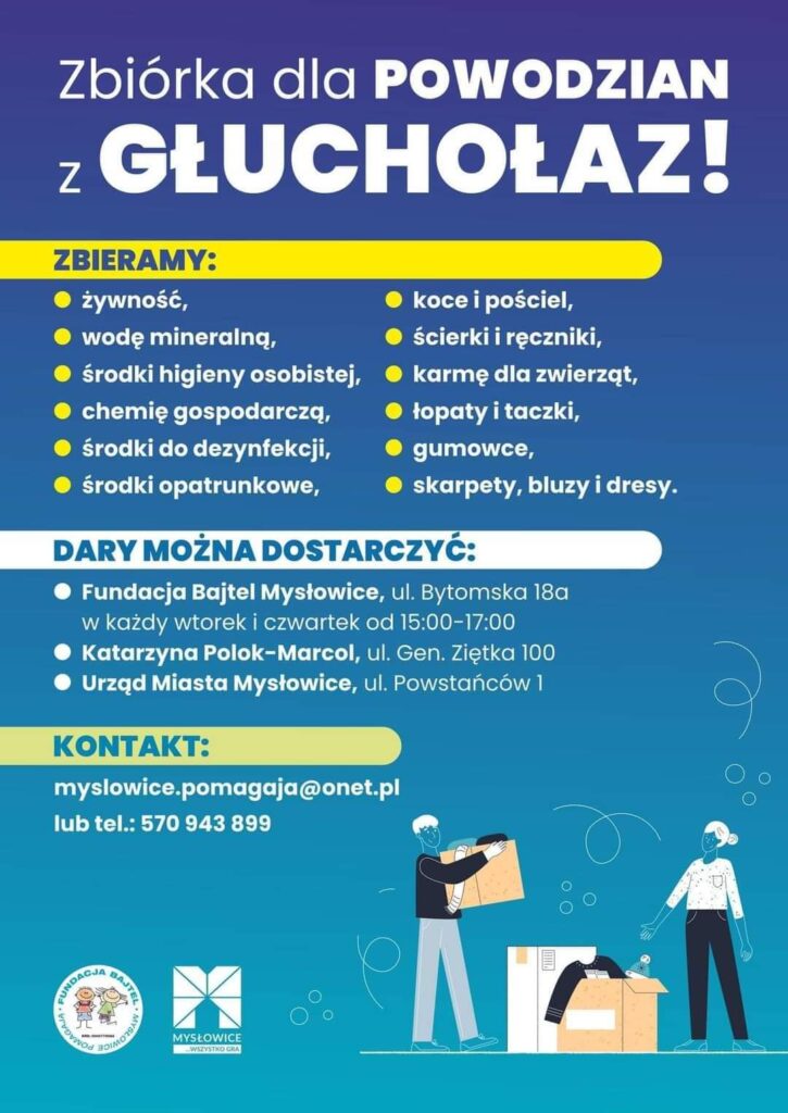 POMAGAMY – ZBIORKA DLA POWODZIAN