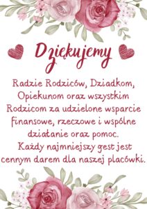 Serdecznie dziękujemy