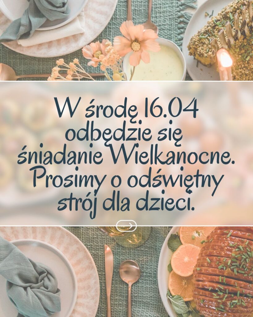 ŚNIADANIE WIELKANOCNE