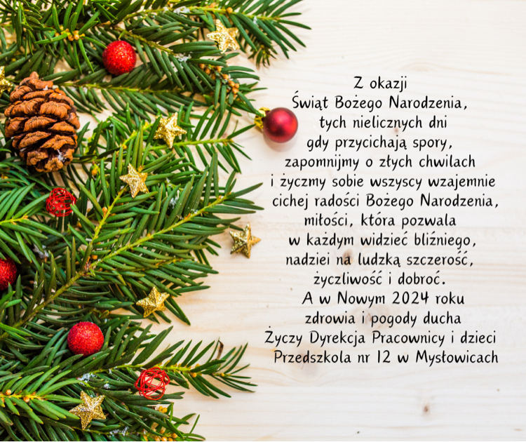 WESOŁYCH ŚWIĄT