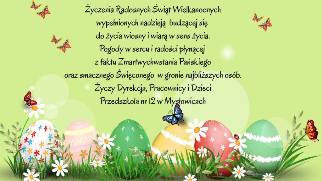 Wesołych Świąt Wielkanocnych