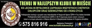 ZAPROSZENIE NA TRENINGI