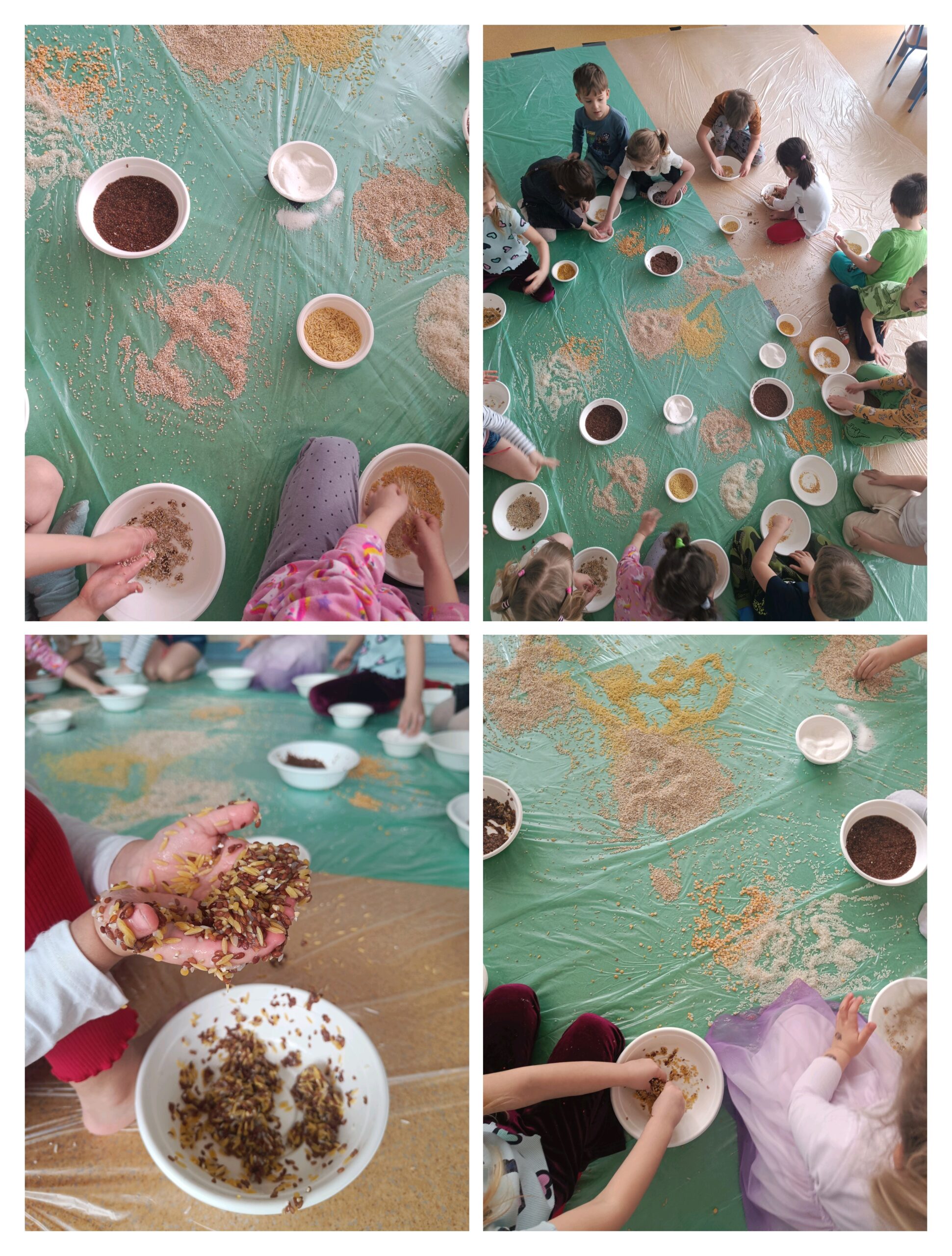 Dotykamy, doświadczamy, poznajemy faktury 🍚