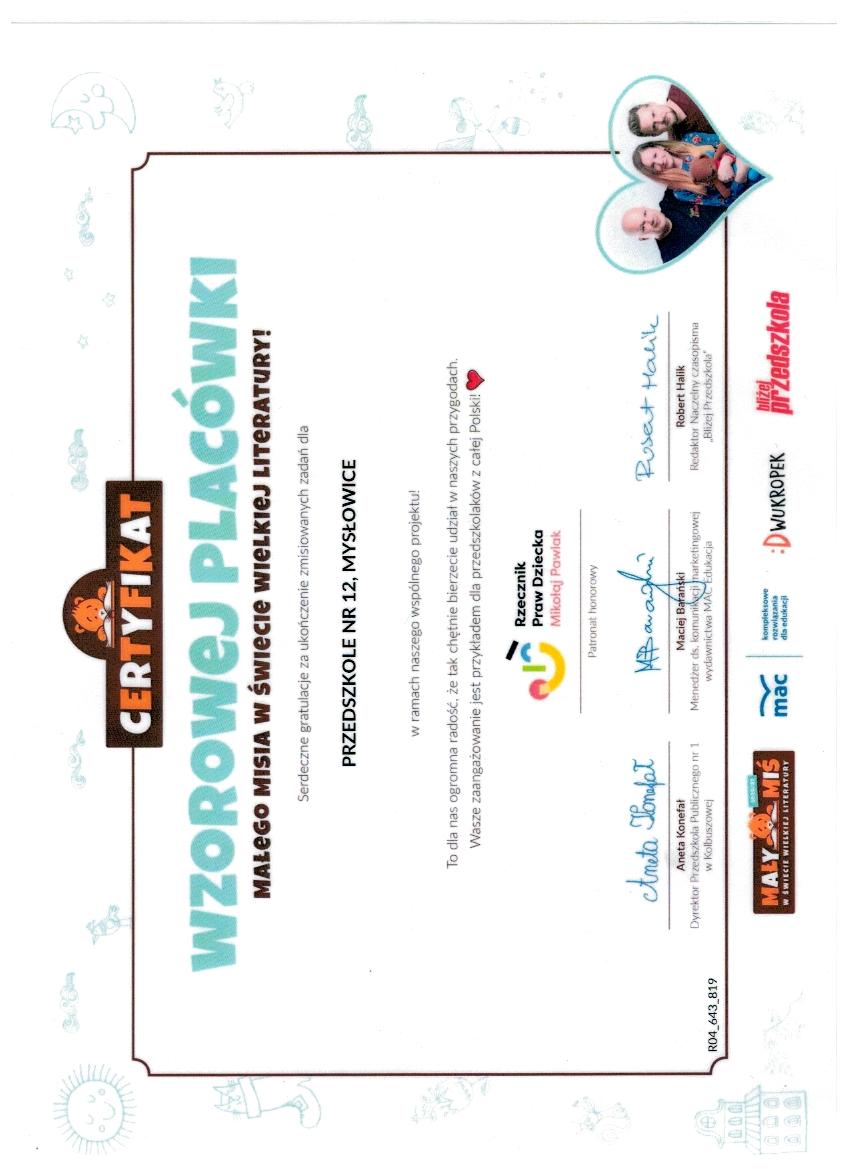 Certyfikat 2